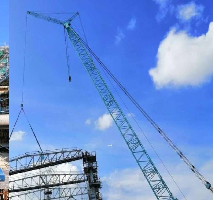 Tower crane on an IQRA Construction site